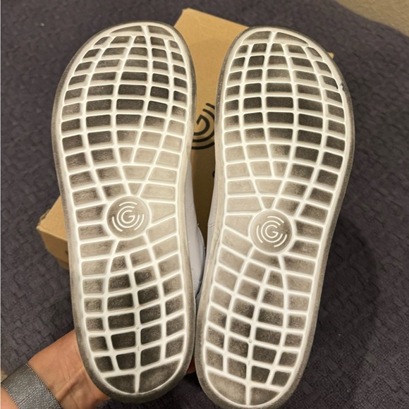 Groundies Universe-M white/grey leather sneakers 41eu/8us/7uk - Picture 4 of 4